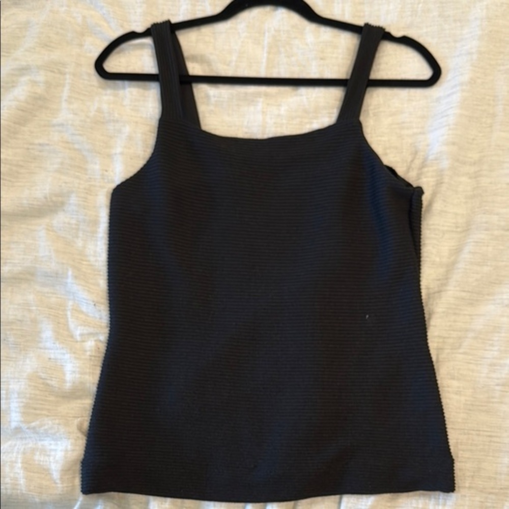 Banana Republic Black Ribbed Tank Top